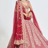 Premium Malai Satin Embellished Lehenga