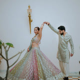 Classy Multi Coloured Lehenga