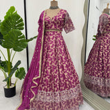 Attractive Jacquard Work Lehenga Choli