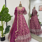 Attractive Jacquard Work Lehenga Choli