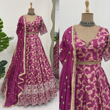 Attractive Jacquard Work Lehenga Choli
