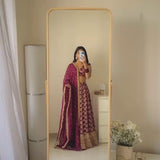 Attractive Jacquard Work Lehenga Choli