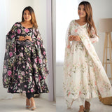 Colorfull Lightweight Flower Print Suit