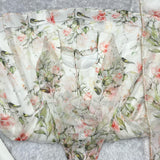 Colorfull Lightweight Flower Print Suit