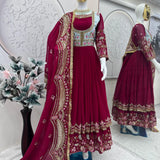 Reddies Heavy Blooming Anarkali Suit