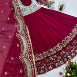 Reddies Heavy Blooming Anarkali Suit