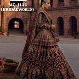 Premium Grand Bridal Velvet Lehenga