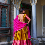 Elegance Narayan Pattu Silk Lehenga
