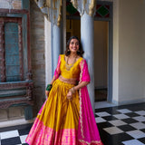 Elegance Narayan Pattu Silk Lehenga