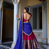 Elegance Narayan Pattu Silk Lehenga