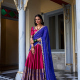 Elegance Narayan Pattu Silk Lehenga