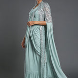 Fancy Gerogette Ready to Wear Saree