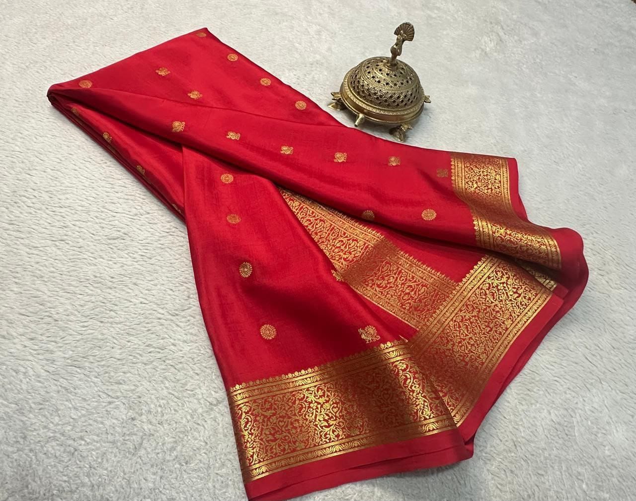 Beautiful Silk Maysore Silk Saree