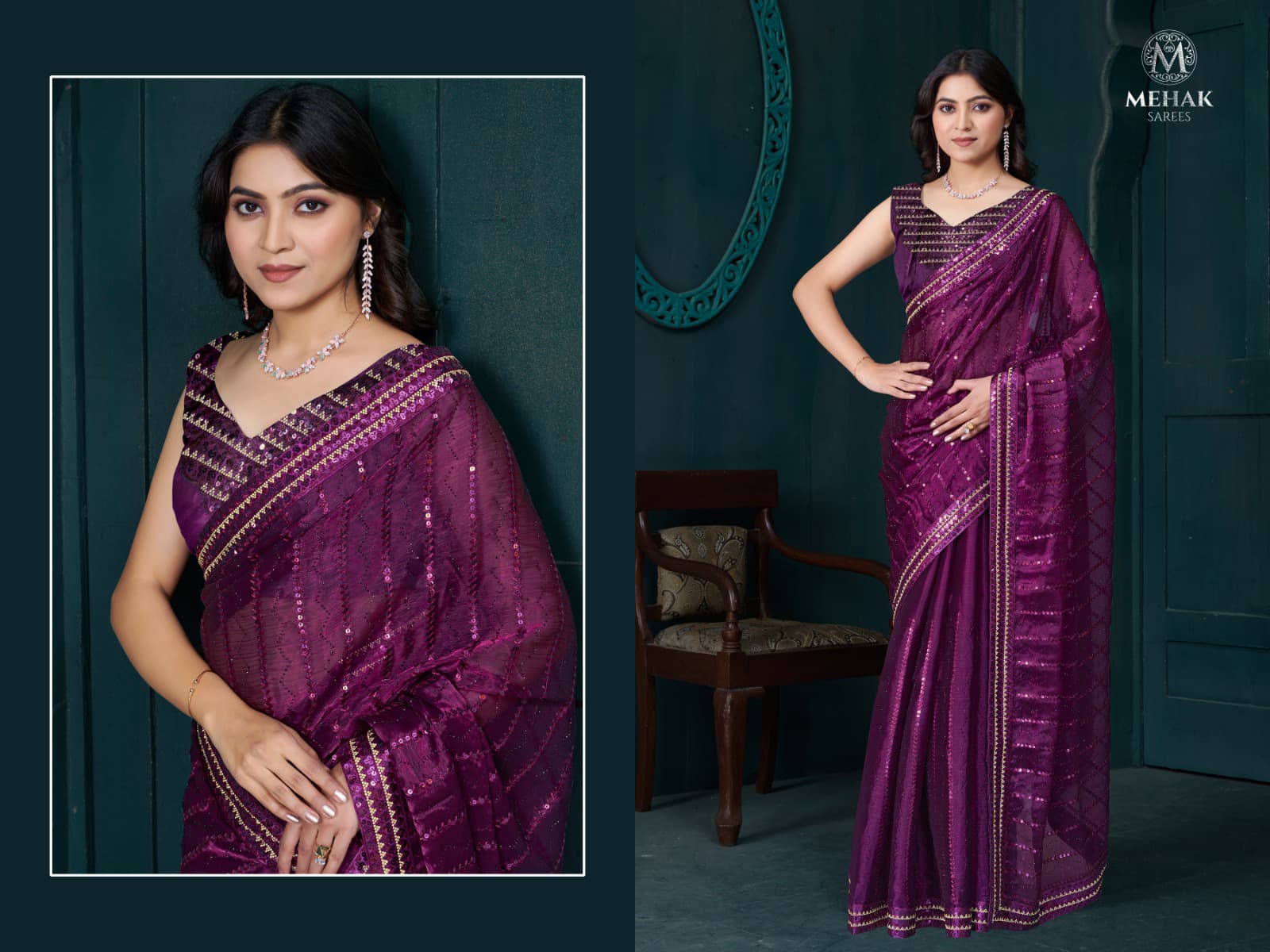 Stunning Silk Organza Saree