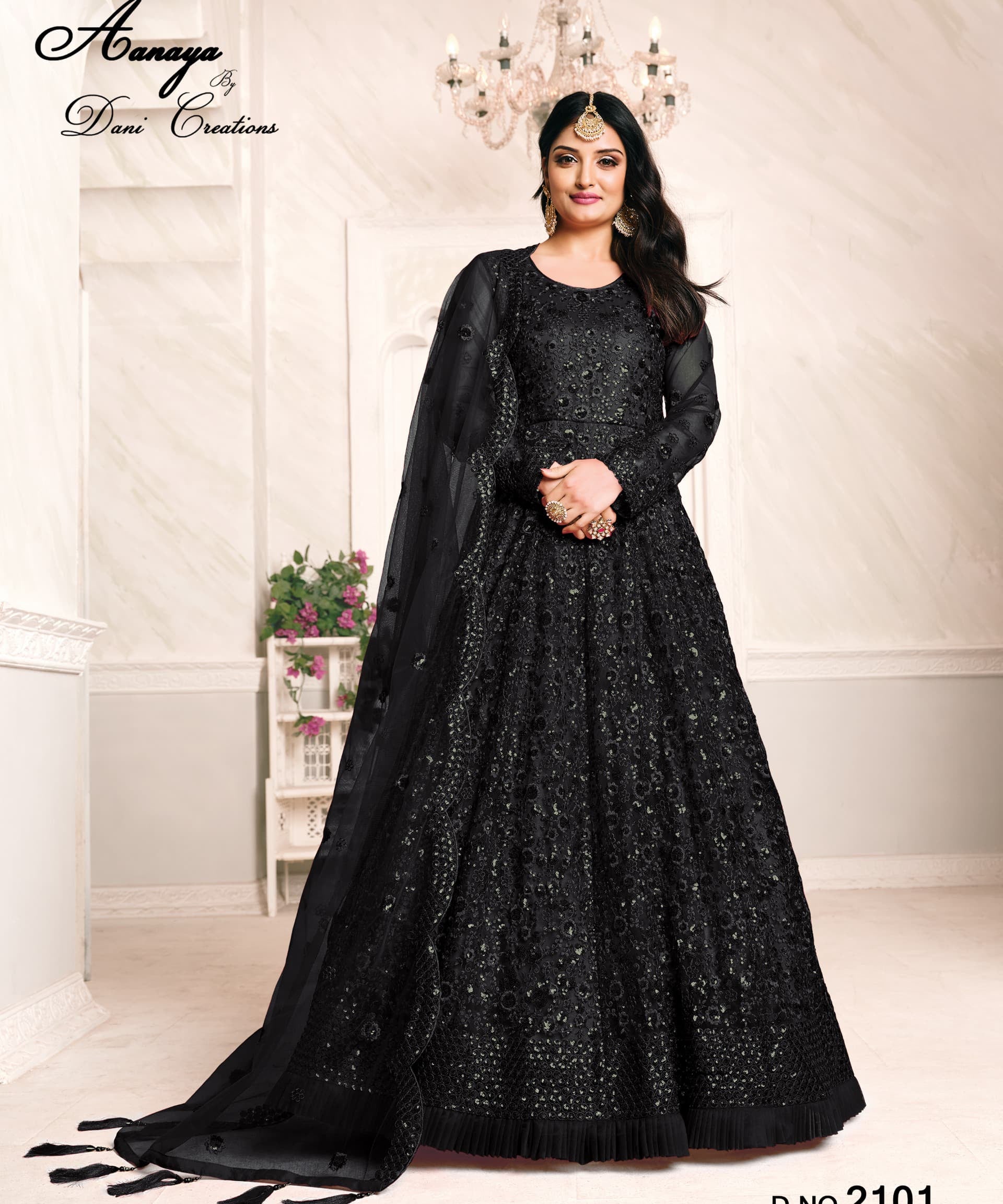Aanaya Heavy Net Anarkali Gown
