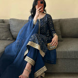 Designer Pakistani Straight Suit