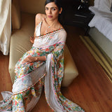 Phulkari Heavy Digital Printed Saree
