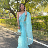 Fancy Viscose Roman Silk Saree