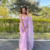 Fancy Viscose Roman Silk Saree