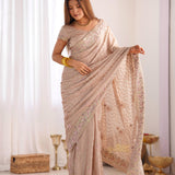 Mumtaz Exclusive Crushed Saree