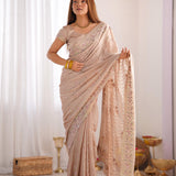 Mumtaz Exclusive Crushed Saree