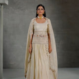 White Elegance Embroidered Suit