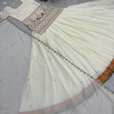 White Elegance Embroidered Suit
