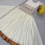 White Elegance Embroidered Suit