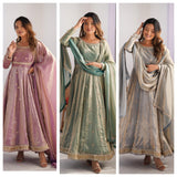 Glorious Fandy Silk Anarkali Suit