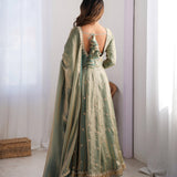 Glorious Fandy Silk Anarkali Suit