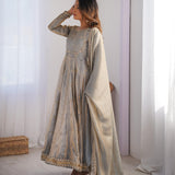 Glorious Fandy Silk Anarkali Suit
