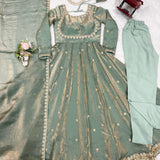 Glorious Fandy Silk Anarkali Suit