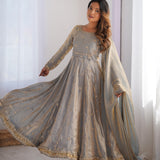 Glorious Fandy Silk Anarkali Suit