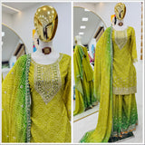 Bandhej Partywear Sharara Suit