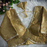 Beautiful Sequence Saree Blouse