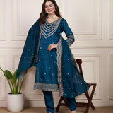 Elegance Partylook Chanderi Suit