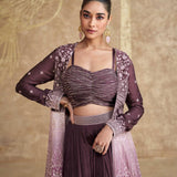 Tyohaar Premium Chinon Indo Lehenga