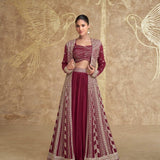 Tyohaar Premium Chinon Indo Lehenga