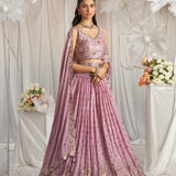 Elegant Poly Georgette Lehenga