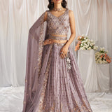 Elegant Poly Georgette Lehenga