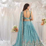 Elegant Poly Georgette Lehenga