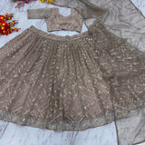 Premium Heavy Embroidered Organza Lehenga