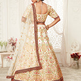 Elegant Off-white Designer Lehenga