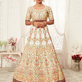 Elegant Off-white Designer Lehenga
