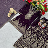 Designer Partywear Top Plazzo