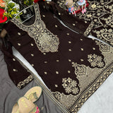 Designer Partywear Top Plazzo