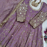 Classy Heavy Chinon Silk Gown