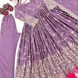 Classy Heavy Chinon Silk Gown