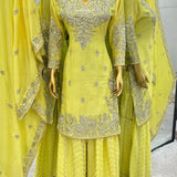 Gorgeous Embroidered Top Gharara