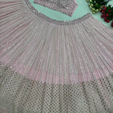 Bridal Heavy Mirror Work Lehenga